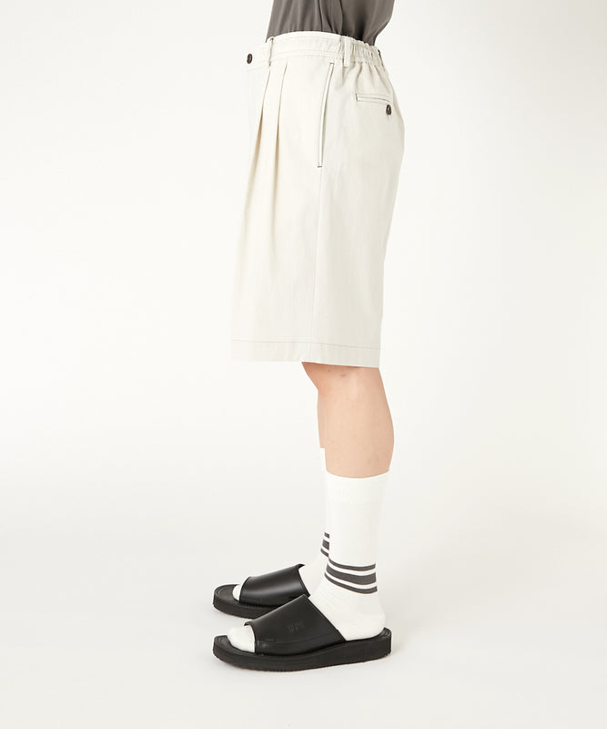 2TUCK HALF PANTS