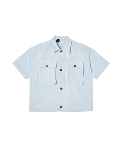 FLAP-POCKET HALF SLEEVE SHIRT