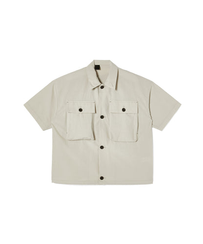 FLAP-POCKET HALF SLEEVE SHIRT