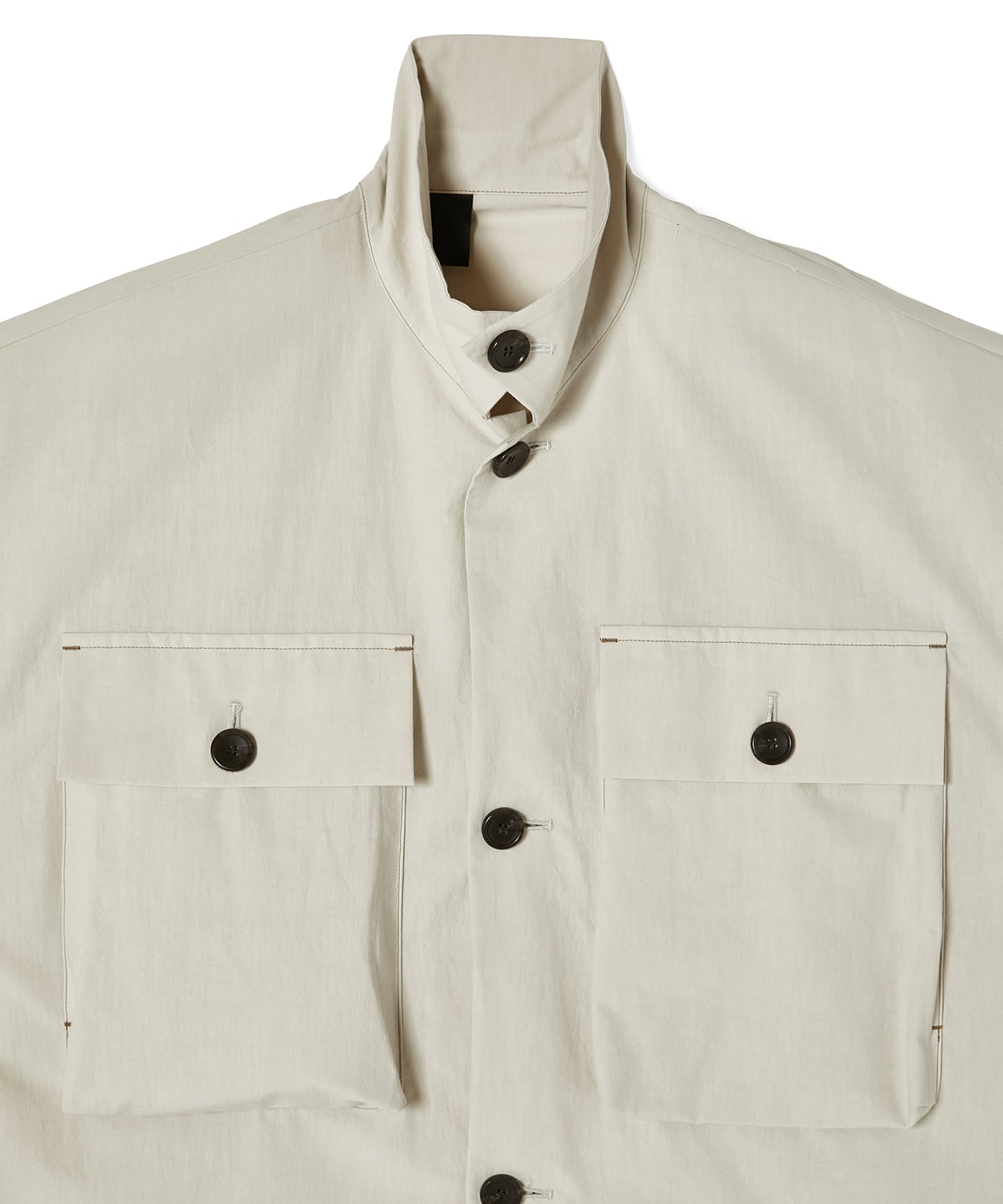 FLAP-POCKET HALF SLEEVE SHIRT