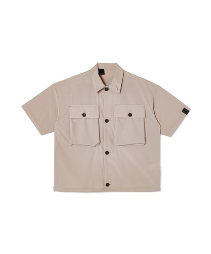 FLAP-POCKET HALF SLEEVE SHIRT