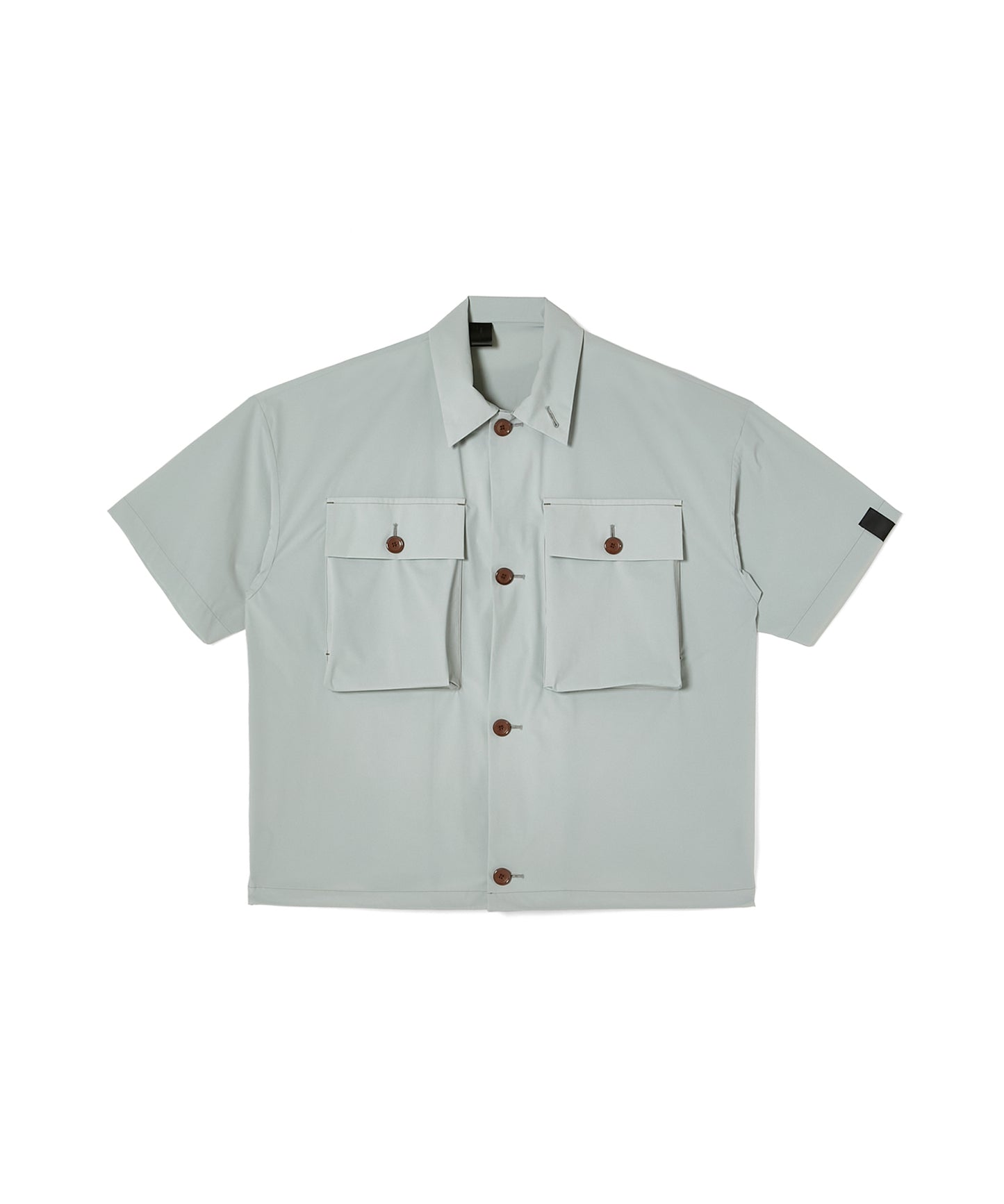 FLAP-POCKET HALF SLEEVE SHIRT