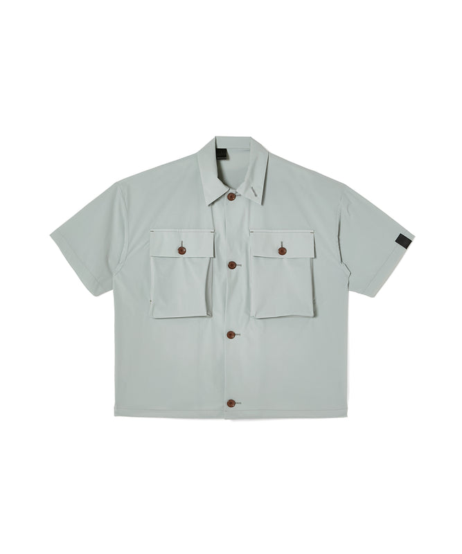 FLAP-POCKET HALF SLEEVE SHIRT