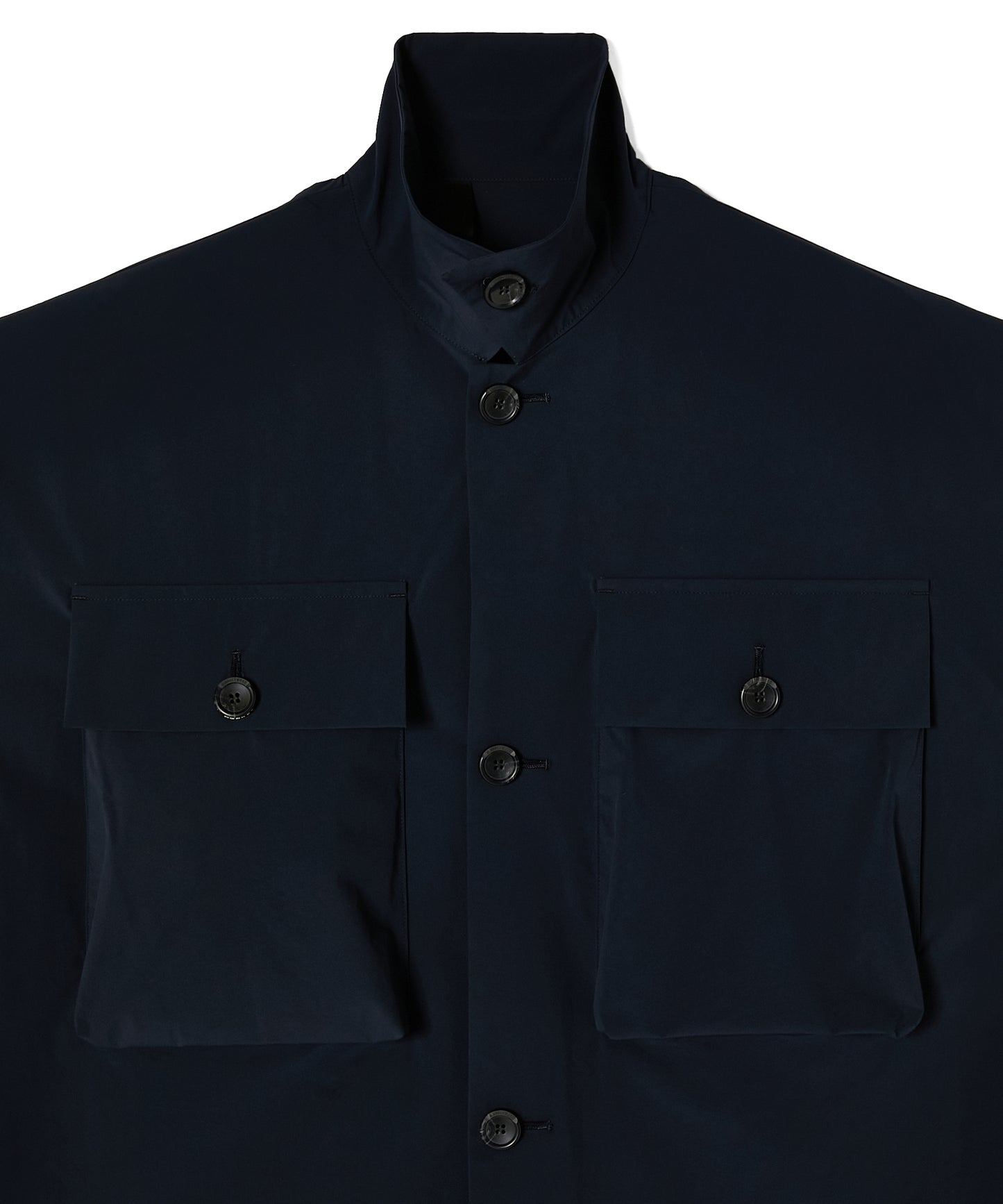 FLAP-POCKET HALF SLEEVE SHIRT