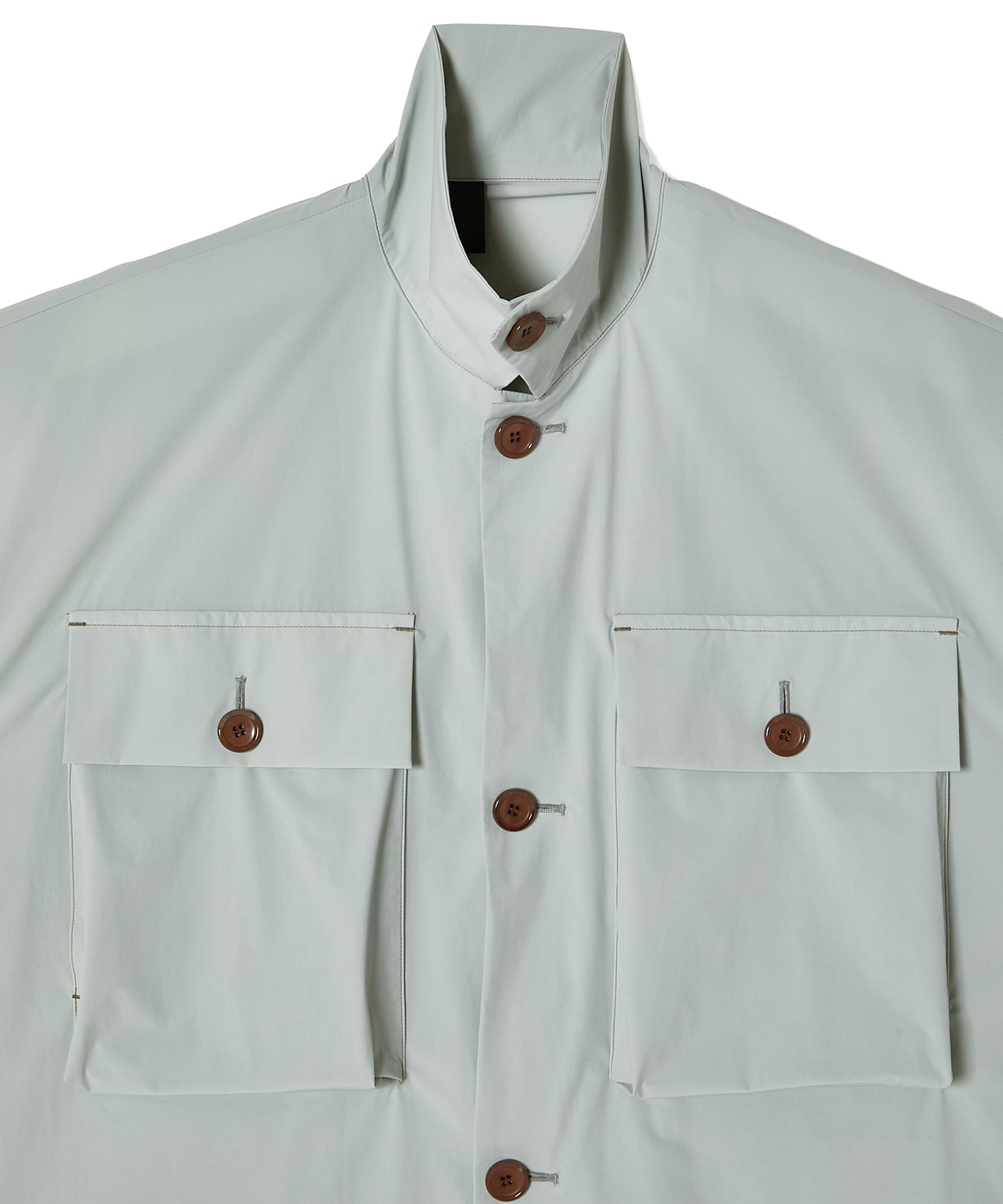 FLAP-POCKET HALF SLEEVE SHIRT