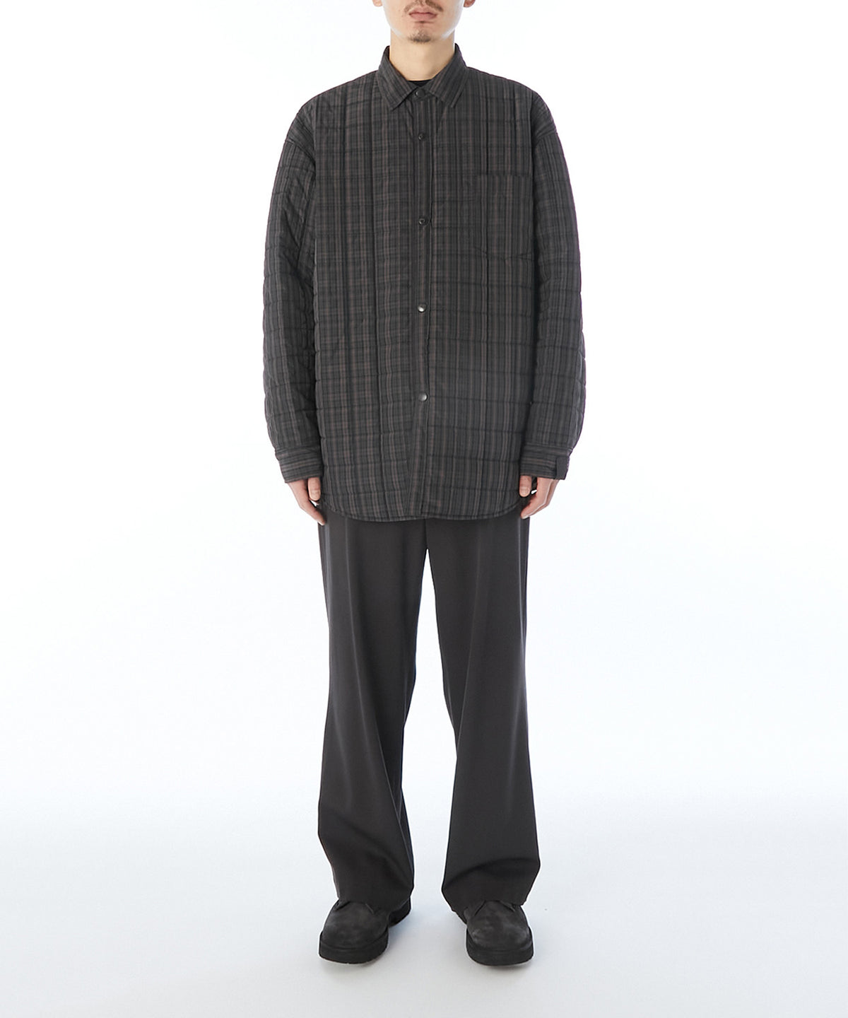 QUILTED SHIRT BLOUSON