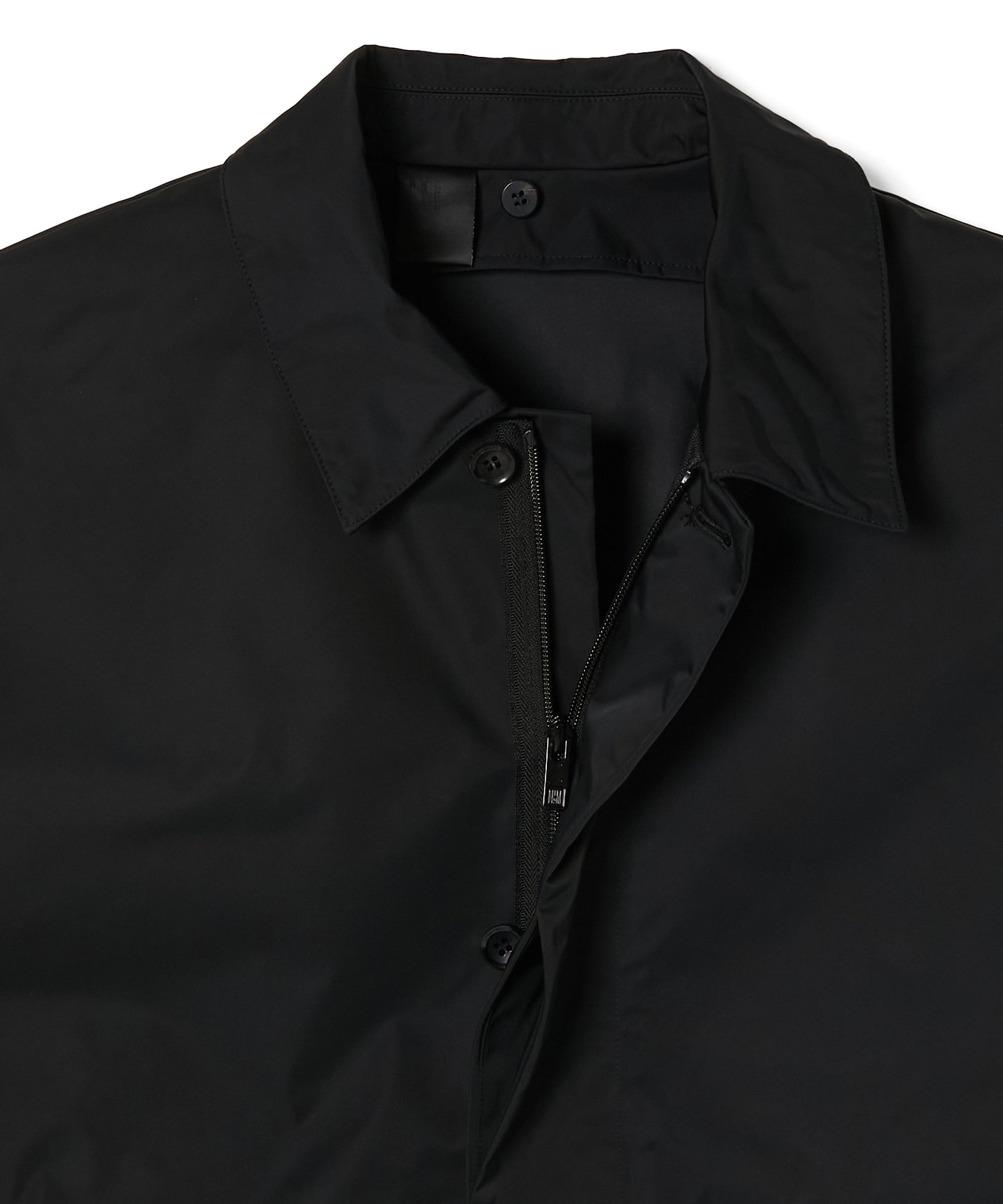 HOODED BALMACAAN COAT