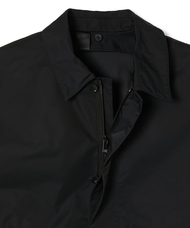 HOODED BALMACAAN COAT