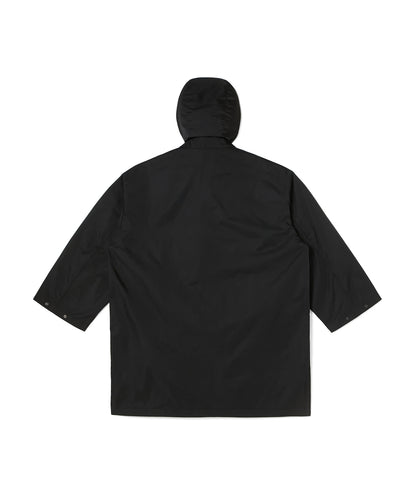 HOODED BALMACAAN COAT