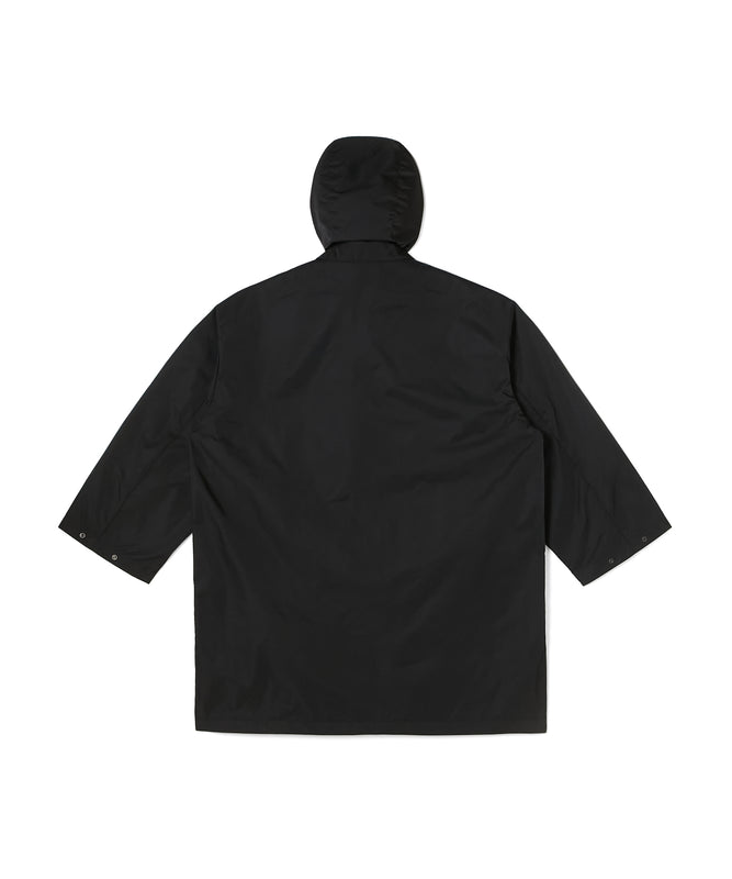 HOODED BALMACAAN COAT