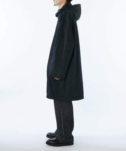 HOODED BALMACAAN COAT