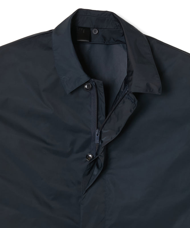 HOODED BALMACAAN COAT