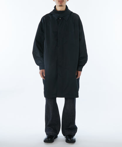 HOODED BALMACAAN COAT