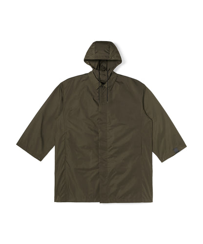 HOODED BALMACAAN COAT