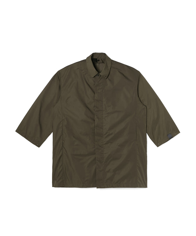 HOODED BALMACAAN COAT