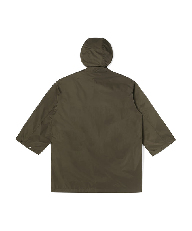 HOODED BALMACAAN COAT