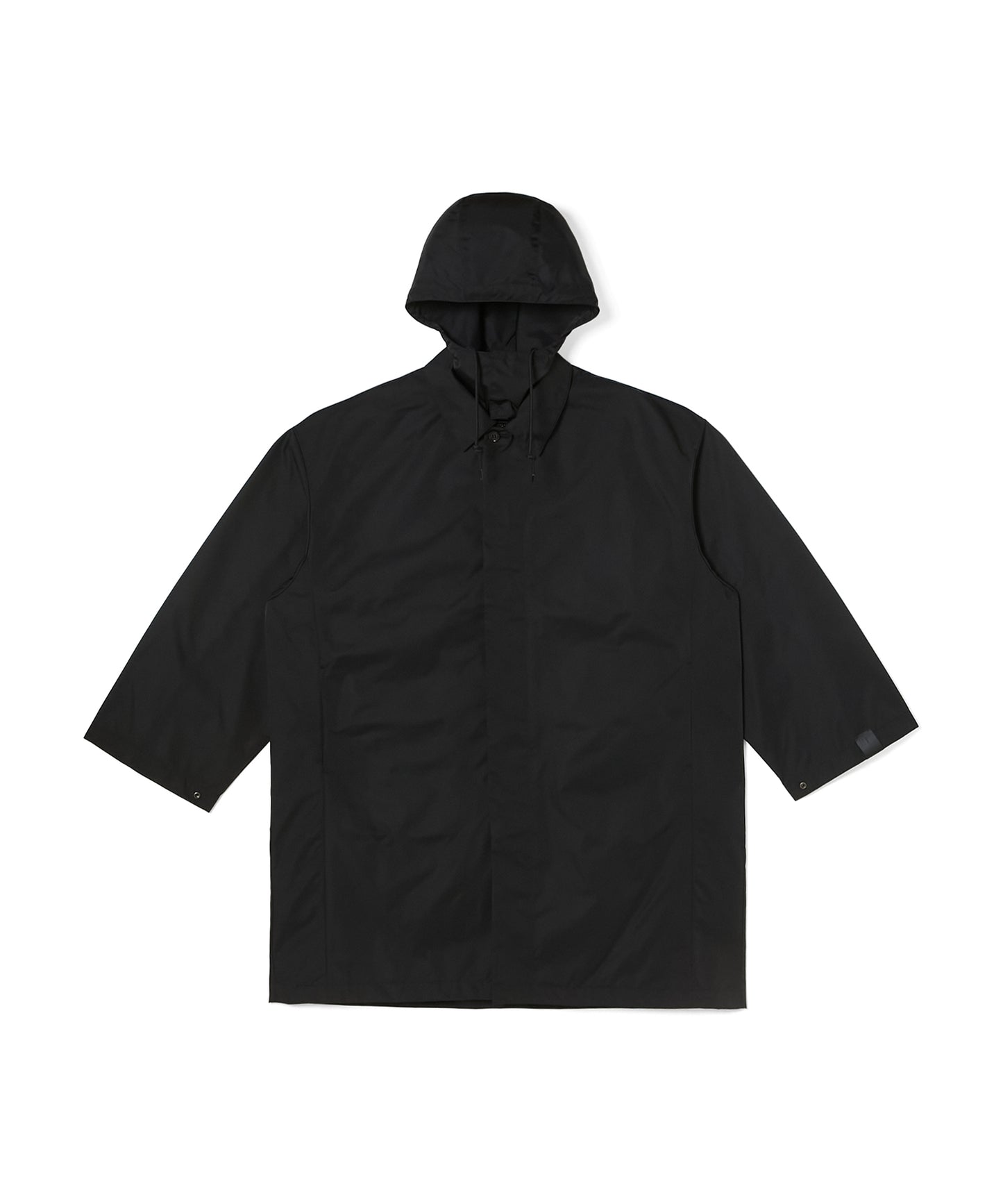 HOODED BALMACAAN COAT