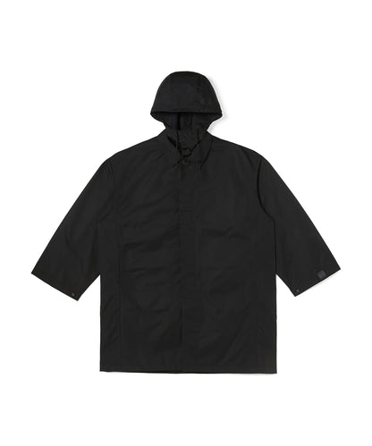 HOODED BALMACAAN COAT