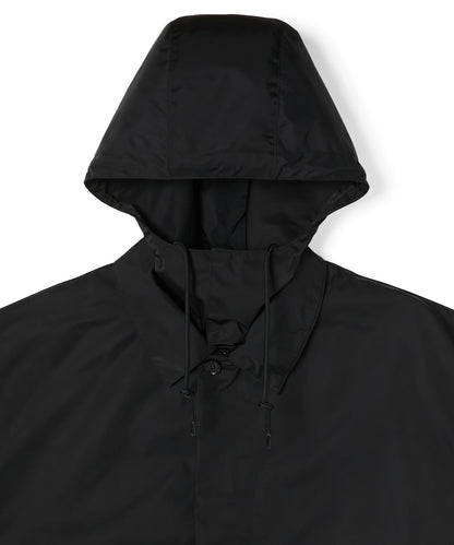 HOODED BALMACAAN COAT