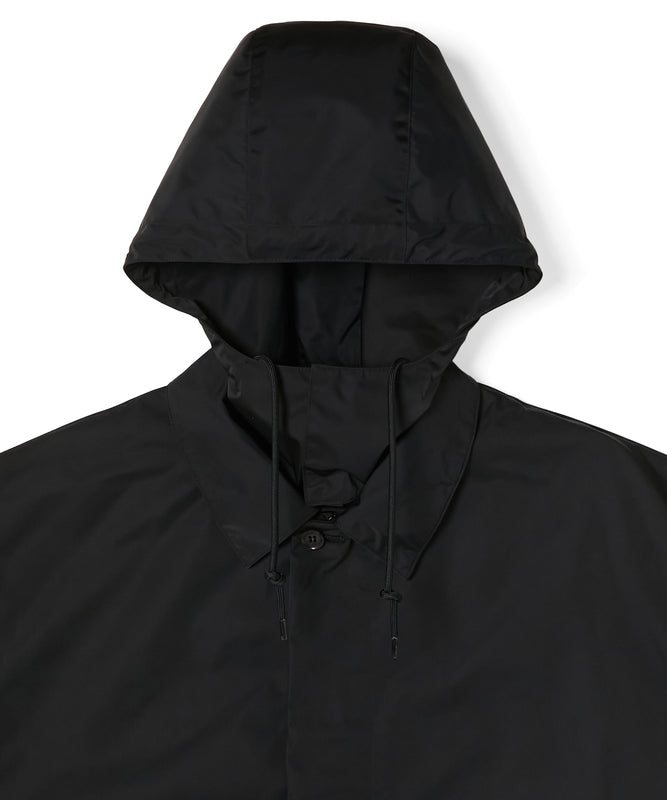HOODED BALMACAAN COAT