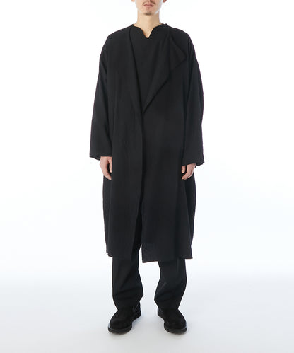 NO-COLLAR  COAT