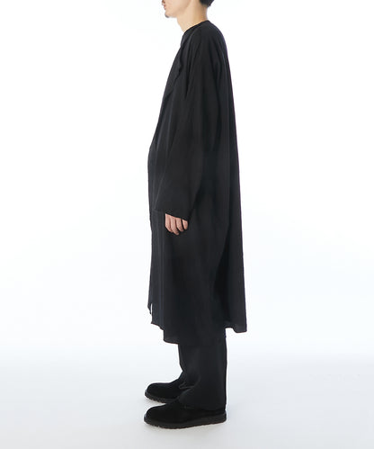 NO-COLLAR  COAT