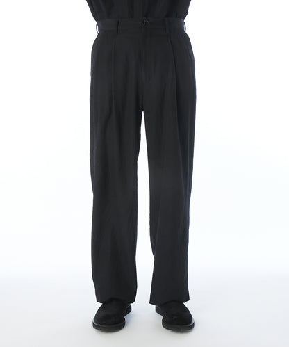 2TUCK DENIM TROUSERS