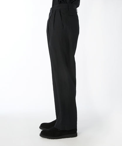 2TUCK DENIM TROUSERS