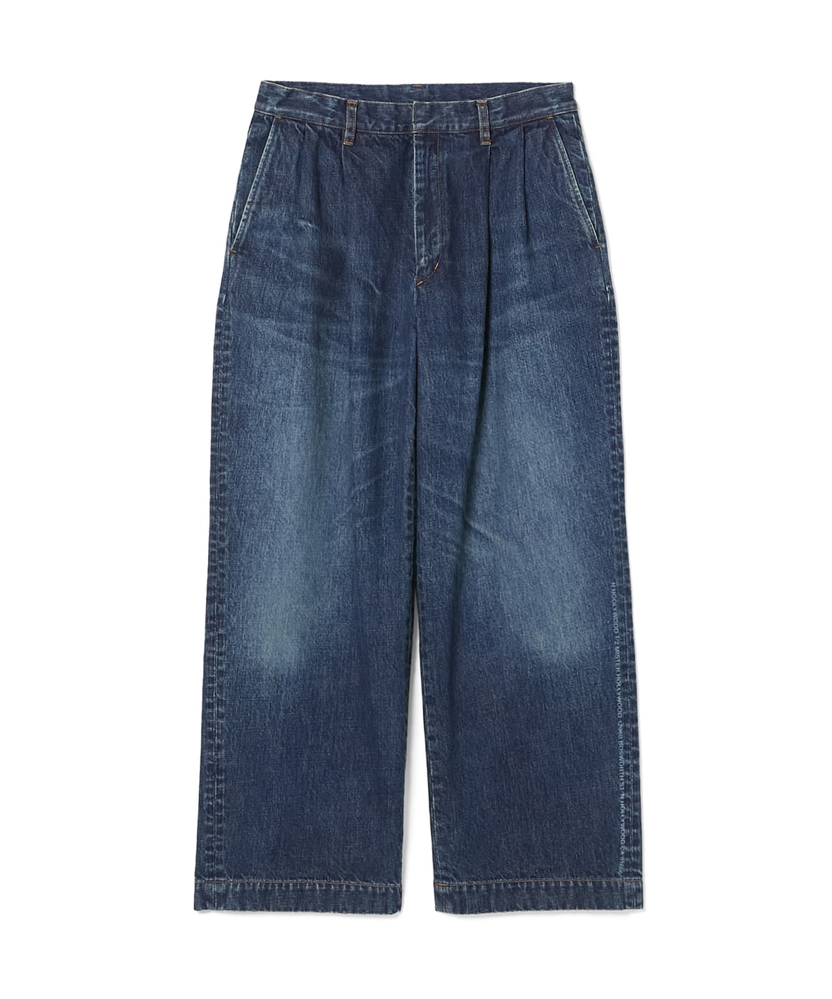 2TUCK DENIM TROUSERS