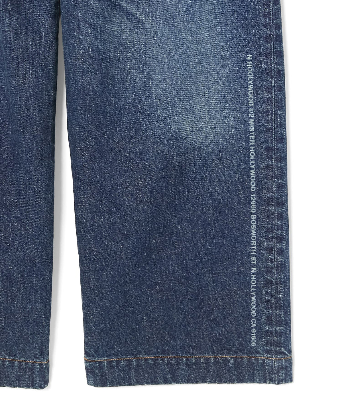 2TUCK DENIM TROUSERS