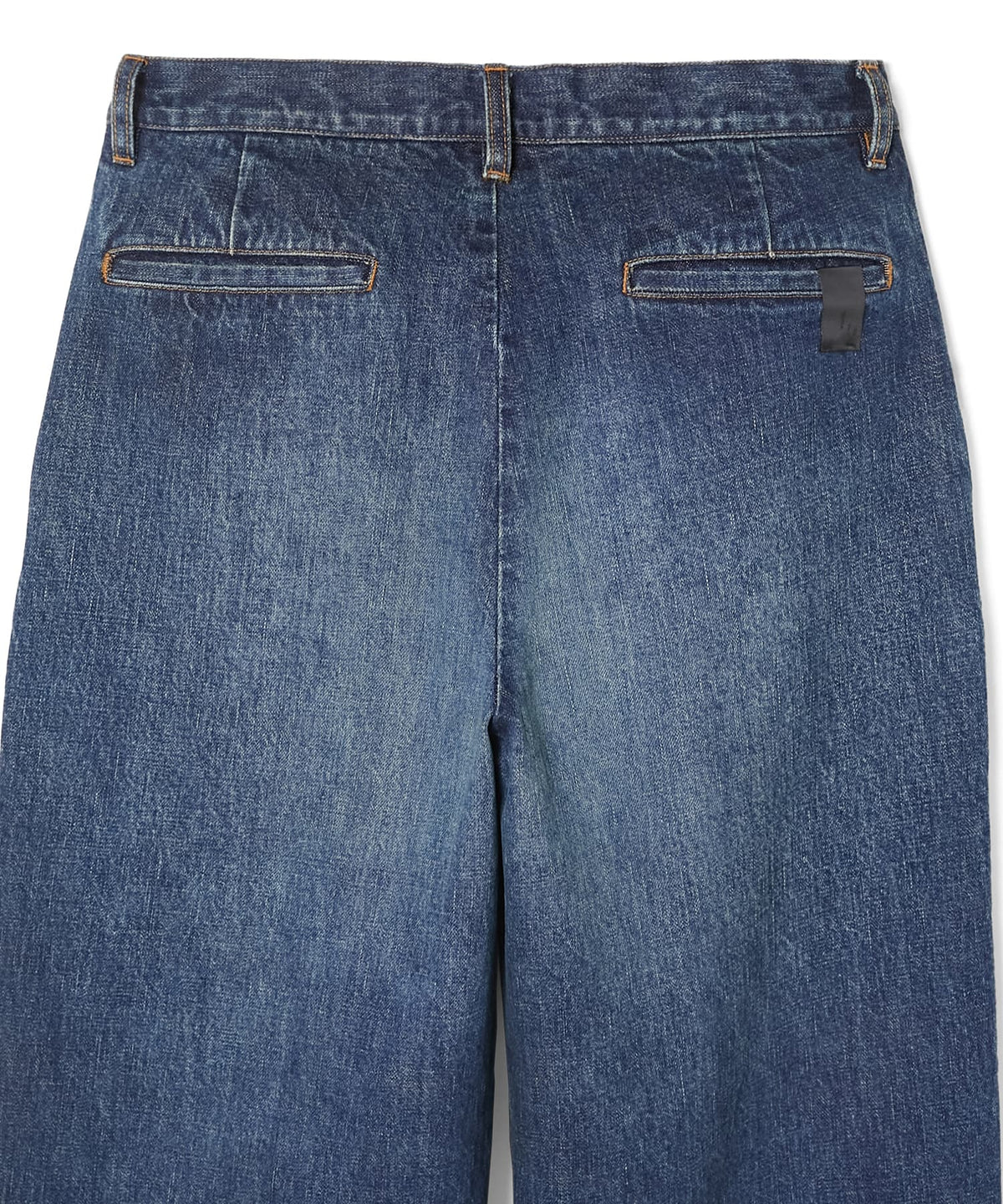 2TUCK DENIM TROUSERS
