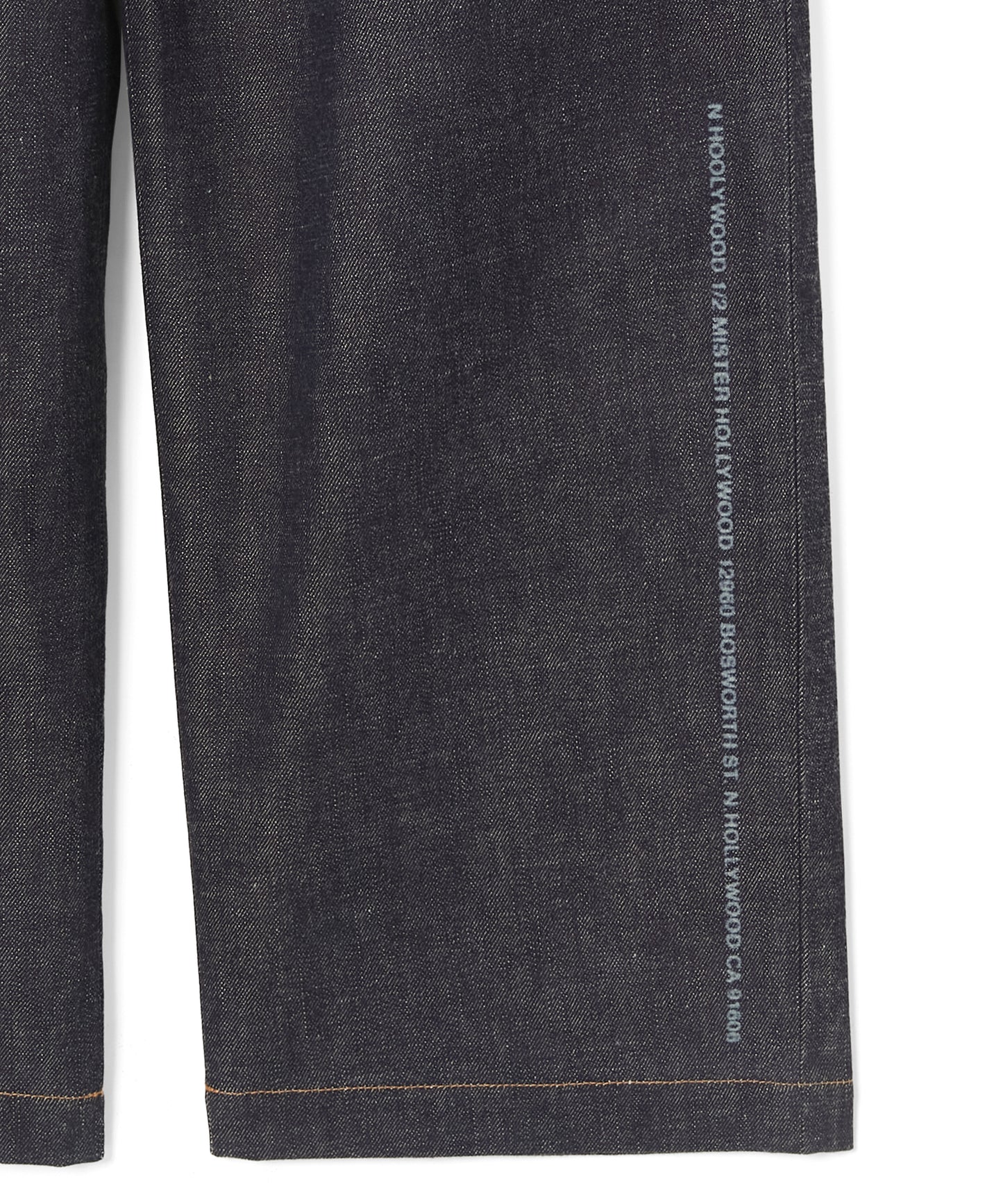 2TUCK DENIM TROUSERS