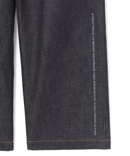 2TUCK DENIM TROUSERS