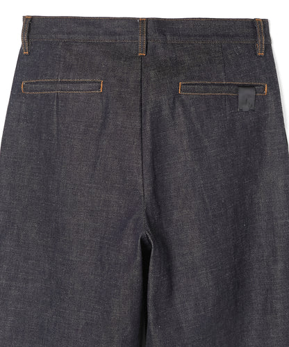 2TUCK DENIM TROUSERS