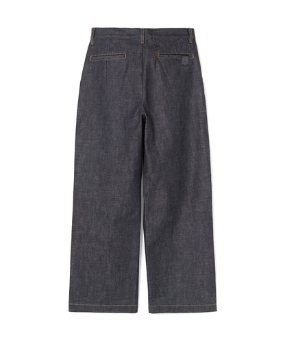2TUCK DENIM TROUSERS