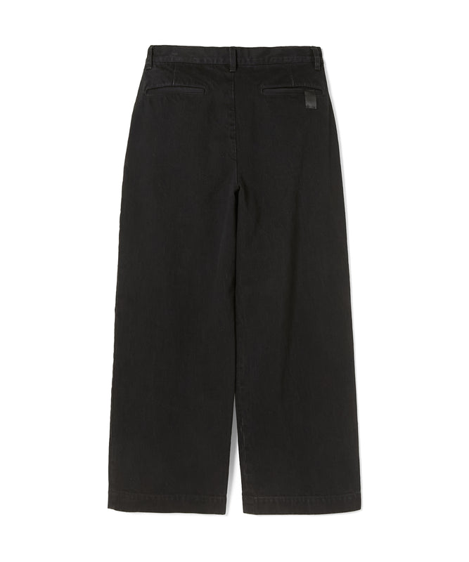 2TUCK DENIM TROUSERS