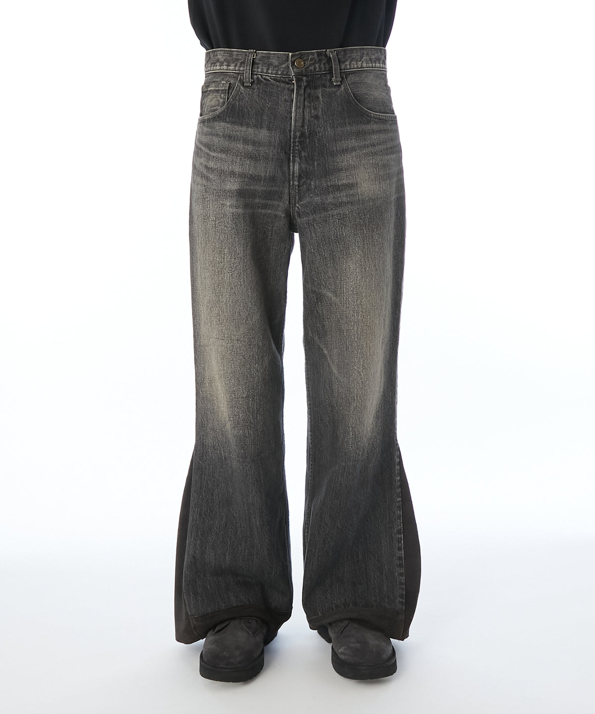 PATCHWORK DENIM PANTS