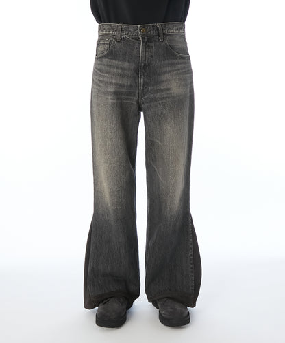 PATCHWORK DENIM PANTS