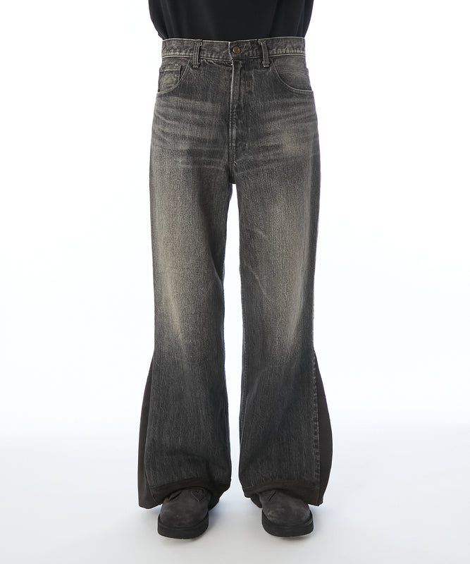 PATCHWORK DENIM PANTS