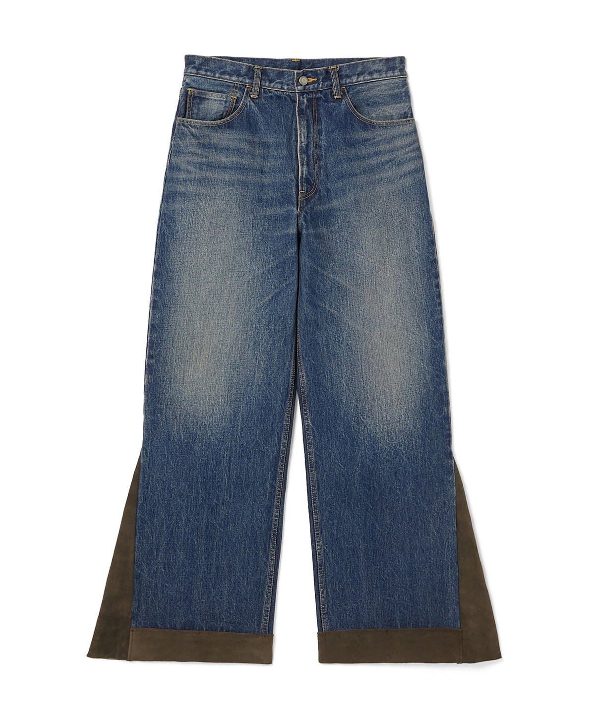 PATCHWORK DENIM PANTS