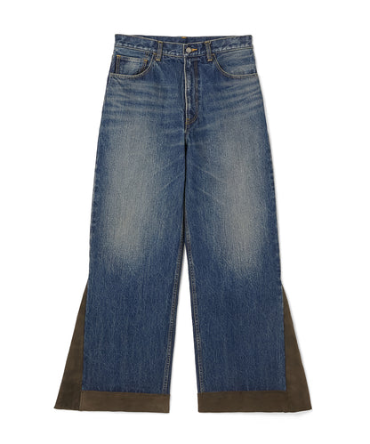 PATCHWORK DENIM PANTS