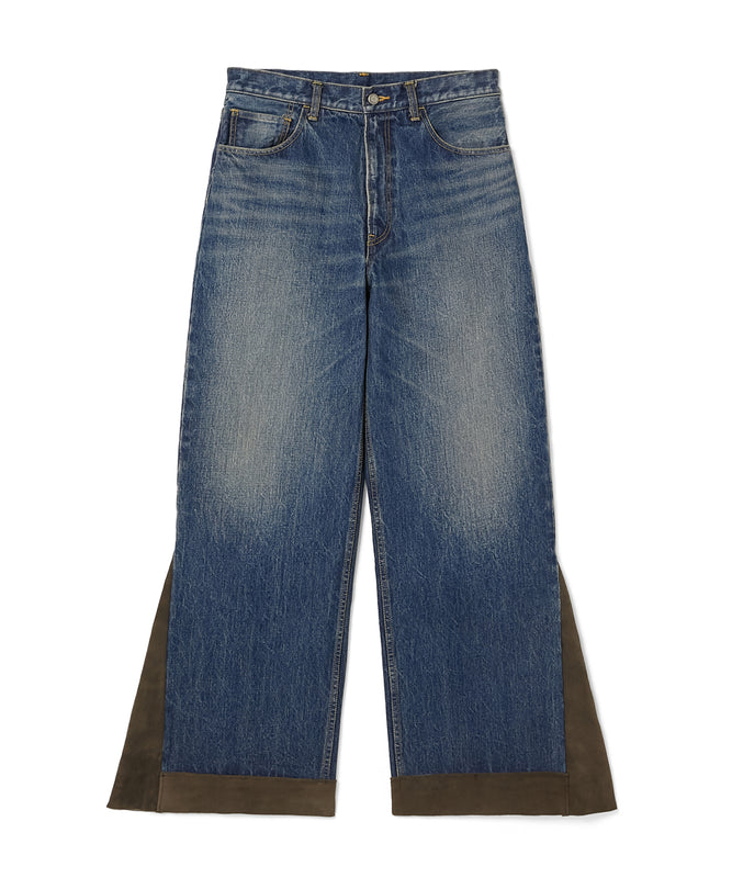 PATCHWORK DENIM PANTS