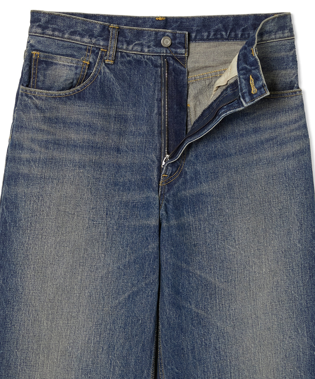 PATCHWORK DENIM PANTS
