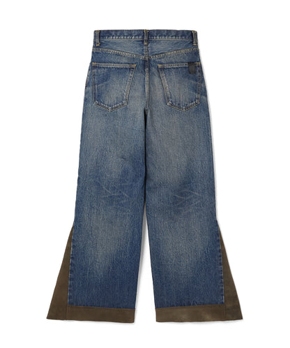 PATCHWORK DENIM PANTS