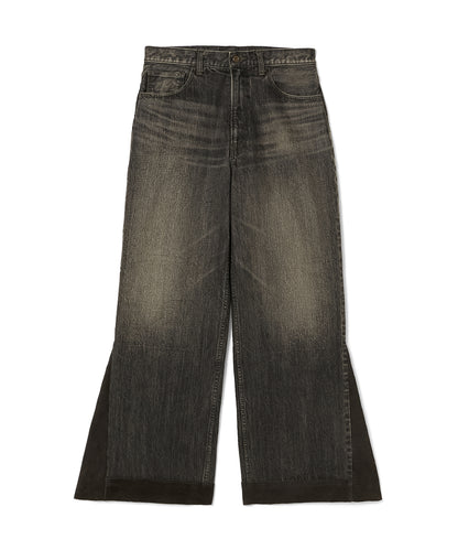 PATCHWORK DENIM PANTS