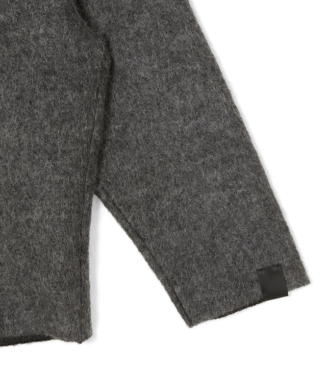 REVERSIBLE V-NECK KNIT PULLOVER