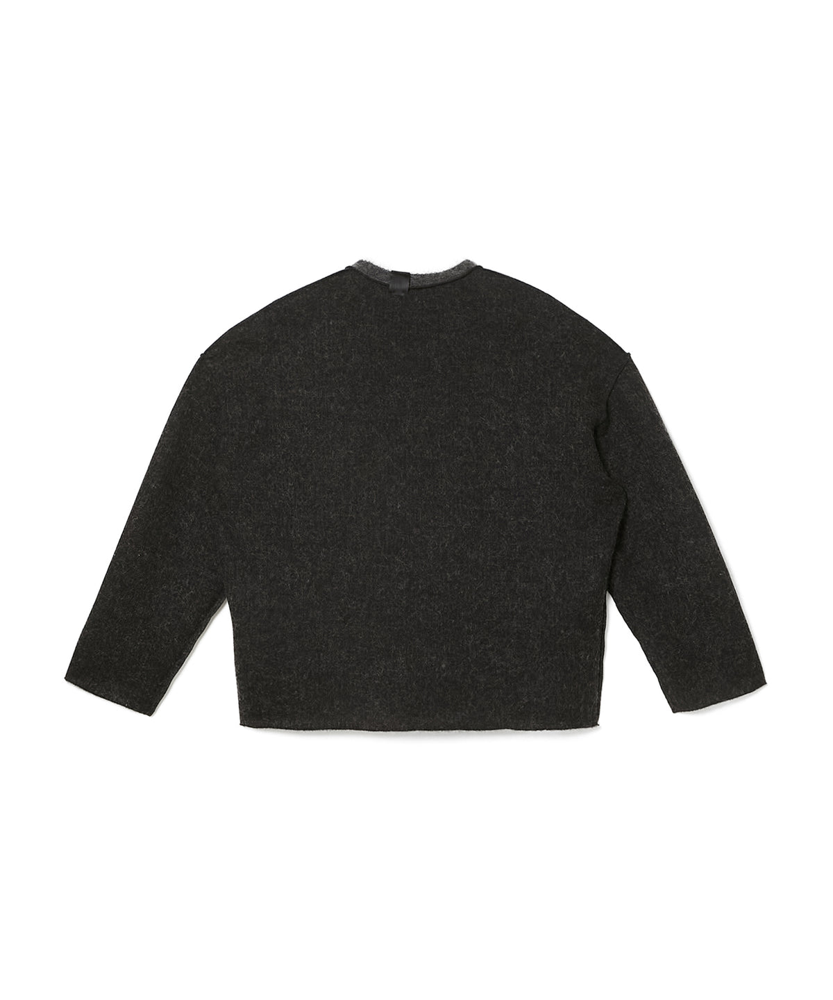REVERSIBLE V-NECK KNIT PULLOVER