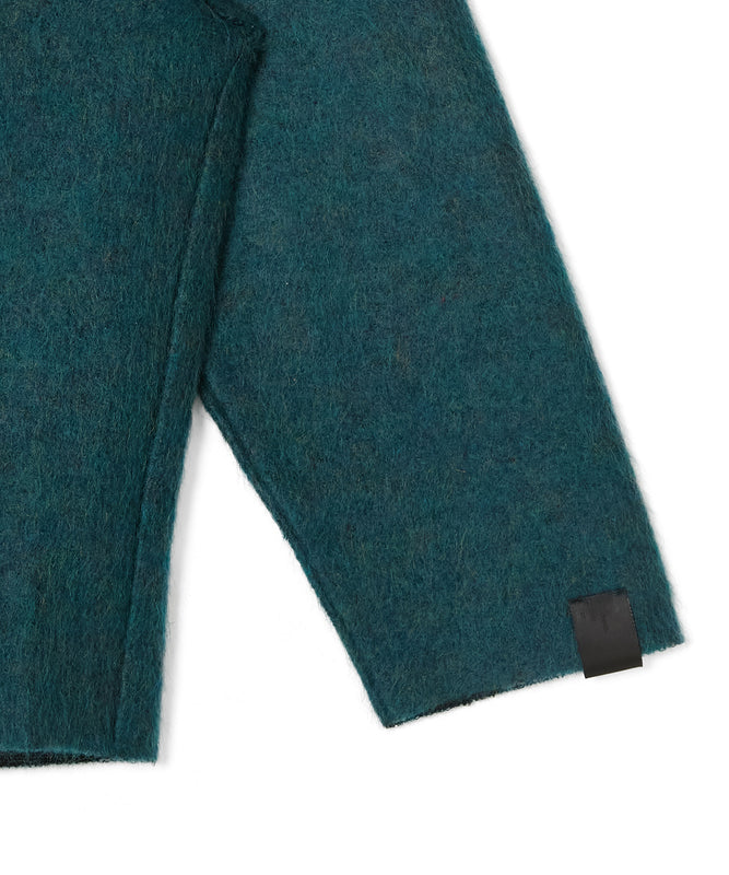 REVERSIBLE V-NECK KNIT PULLOVER