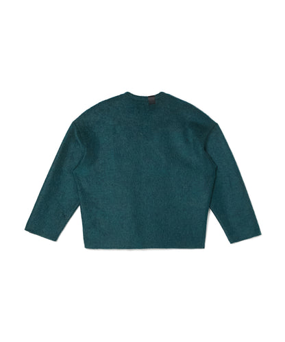 REVERSIBLE V-NECK KNIT PULLOVER
