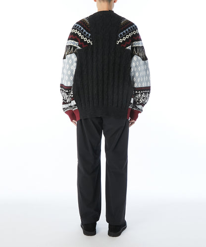 NORDIC PATTERN KNIT
